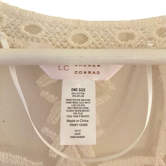 Lauren Conrad, full length, lace, floral cardigan, fairy princess one-size-fits- - Picture 6 of 6